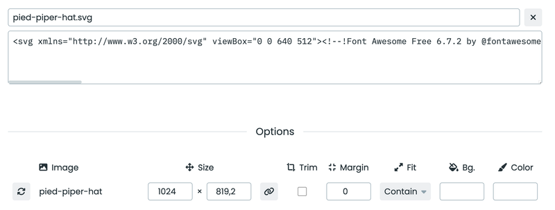 Set the width to 1024