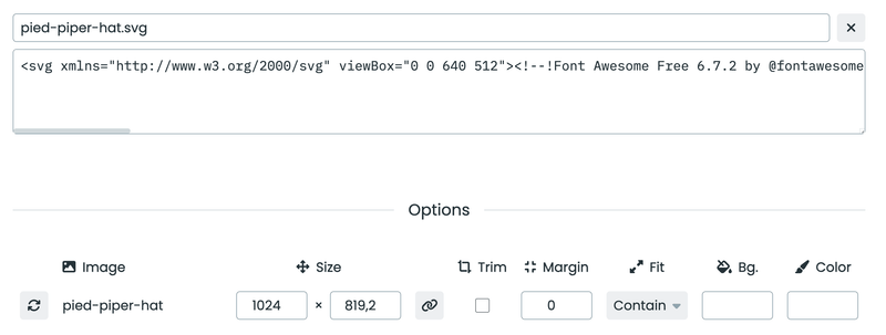 Set the width to 1024